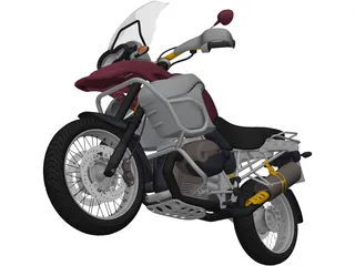 BMW R1200GS 3D Model preview