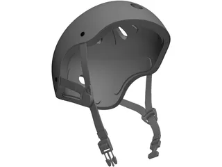 Bike Helmet 3D Model preview