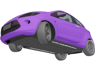 Ford Ka (2014) 3D Model preview