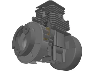 Honda GX 31 3D Model preview