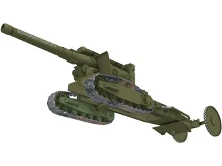B-4 wz.1931 kal.203mm 3D Model preview