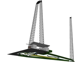 Sky Coaster 3D Model preview