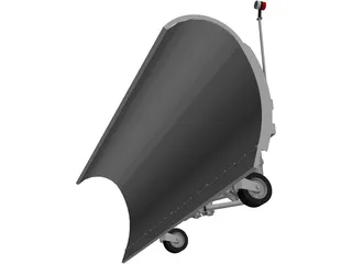 Snow Plower 3D Model preview