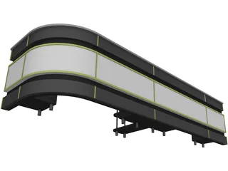 Table Reception 3D Model preview