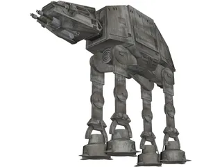 Star Wars Imperial Walker (AT-AT) 3D Model preview