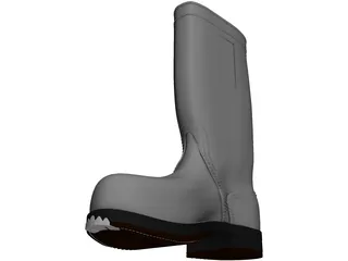 Boot 3D Model preview