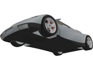 Nimble Car Concept 3D Model preview