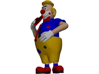 Clown 3D Model preview