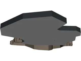 Hogwarts School of Witchcraft and Wizardry 3D Model preview