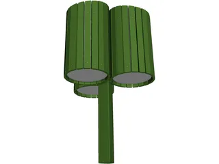 Recycle Bin 3D Model preview