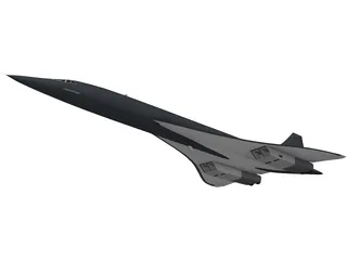Concorde 3D Model preview