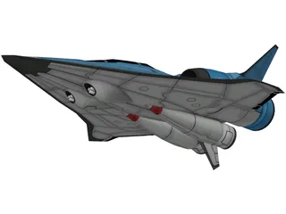 Aliens Spaceship 3D Model preview