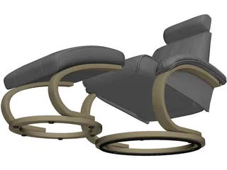 Ikea Chair 3D Model preview