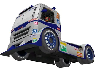 Iveco Stralis Dakarmotors 3D Model preview