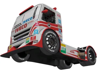 Iveco Stralis Lucar Motorsports 3D Model preview