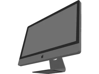 Apple iMac 27 Inch Monitor 3D Model preview