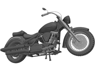 Yamaha XV1600A 3D Model preview