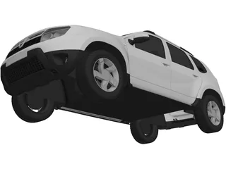 Dacia Duster (2012) 3D Model preview