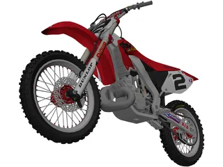 Honda CR 250 3D Model preview