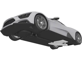 Zenvo ST1 (2010) 3D Model preview
