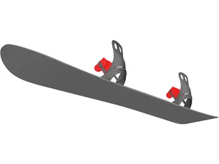Snowboard 3D Model preview