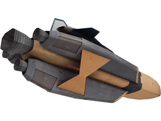 Shuttle 3D Model preview