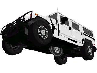 Hummer H1 Alpha 3D Model preview