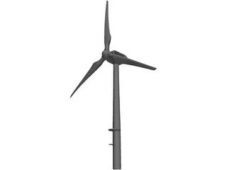 Wind Energy 3D Model preview