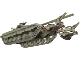 T-64B Trall 3D Model preview