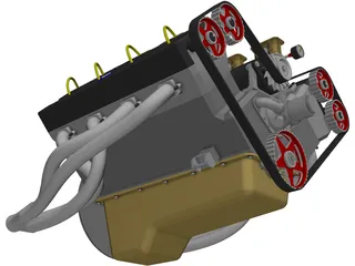 Vinson Engine 3D Model preview