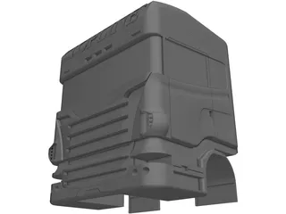 Scania Topline Cabin 3D Model preview