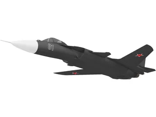 Sukhoi Su-47 Berkut 3D Model preview