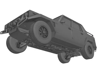 Lamborghini LM002 3D Model preview