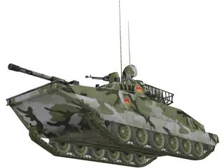 WZ-213 Type 99 Dragon Lance Modern Chinese Tank 3D Model preview