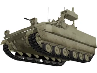 M2A3 Bradley with ERA 3D Model preview