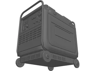 Portable Generator 3D Model preview