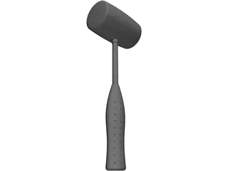 Rubber Hammer 3D Model preview