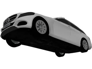 Mercedes-Benz C-Class Estate (2014) 3D Model preview