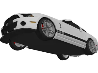 Ford Mustang Shelby GT500 3D Model preview