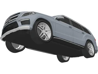 Mercedes-Benz GL 63 AMG 3D Model preview