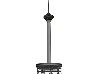 Milad Tehran Tower 3D Model preview