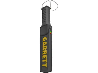 Garrett Security Wand 3D Model preview