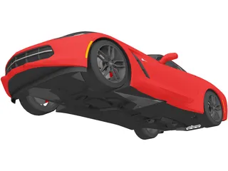 Chevrolet Corvette Stingray C7 (2014) 3D Model preview