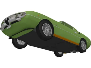 Alfa Romeo Montreal 3D Model preview