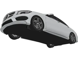 Mercedes-Benz CLA-Class (2014) 3D Model preview