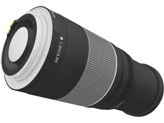Canon Zoom Lens EF 75-300mm 1:4-5.6 3D Model preview