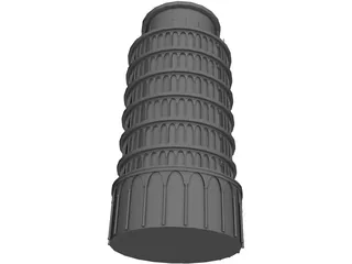 Pisa Tower 3D Model preview