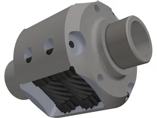 TORSEN Differential 3D Model preview