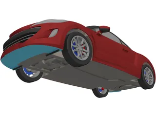 Peugeot 307 RCZ 3D Model preview