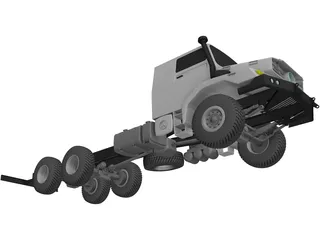 Mercedes-Benz Zetros 3D Model preview